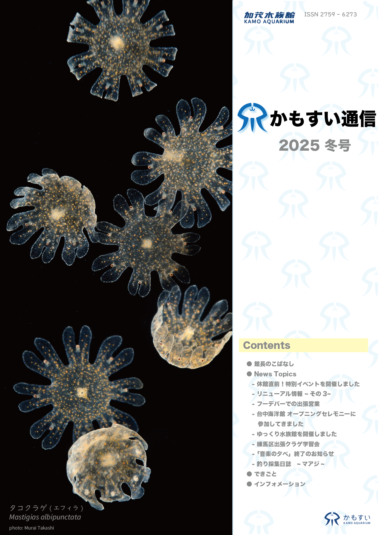 機関誌「かもすい通信」 2025年冬号（通号7号）を発行しました。